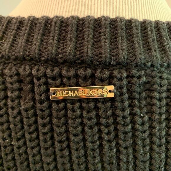 Michael Kors Sweater and Faux Button Down Combo Sz L - Picture 4 of 7